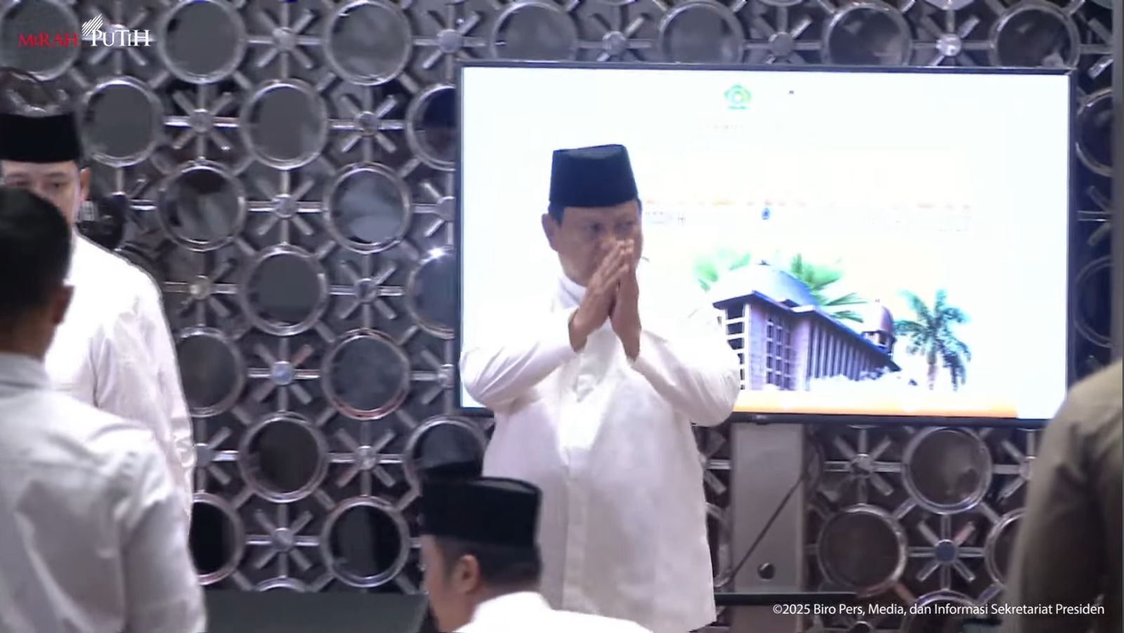 Presiden RI Prabowo Subianto Tunaikan Shalat Idul Adha di Istiqlal