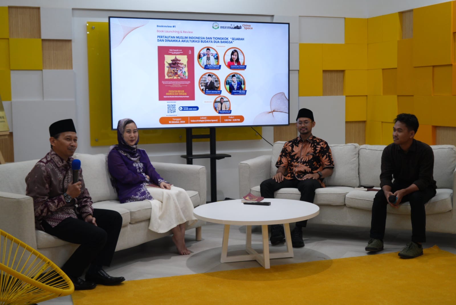 Perdana Peluncuran Buku di China Space, Kupas Tuntas Pertautan Muslim Indonesia dan Tiongkok 