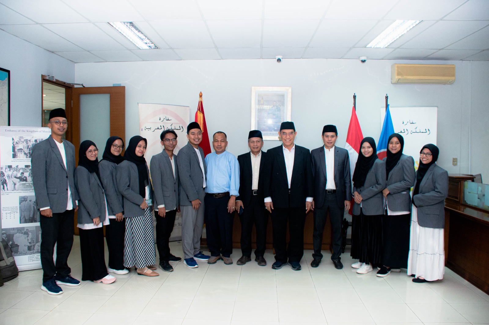 Silaturrahim dan Pelepasan Peserta Short Course PKU-MI di Kedubes Maroko