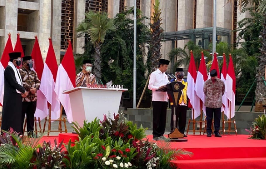 Presiden Jokowi Meresmikan Renovasi Istiqlal