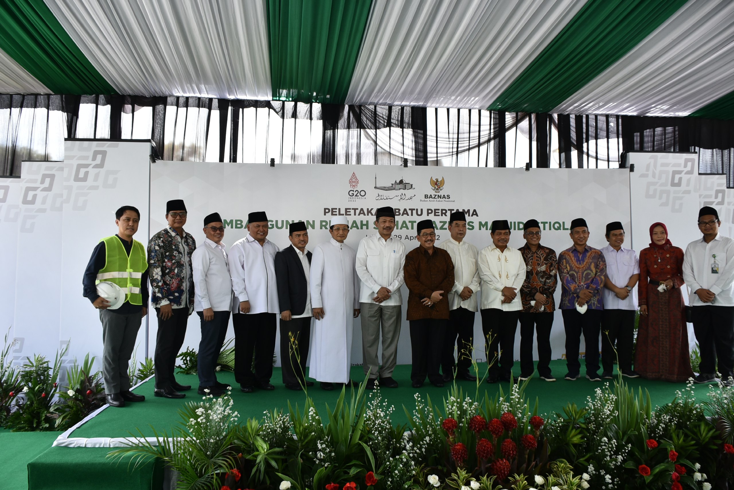 Peletakan Batu Pertama Pembangunan Rumah Sehat Baznas Masjid Istiqlal