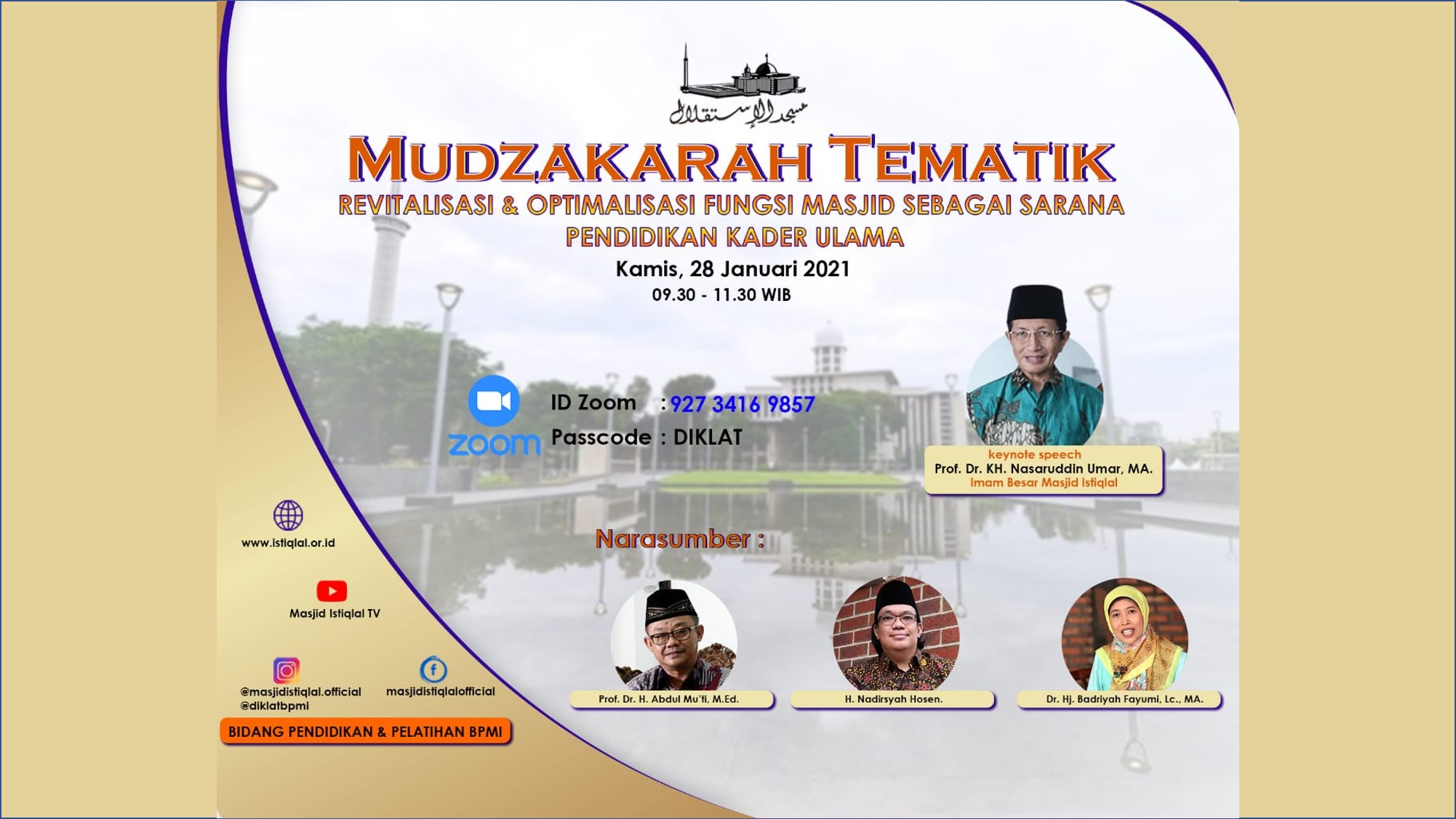 Revitalisasi Fungsi Masjid, Istiqlal Dirikan PKUMI