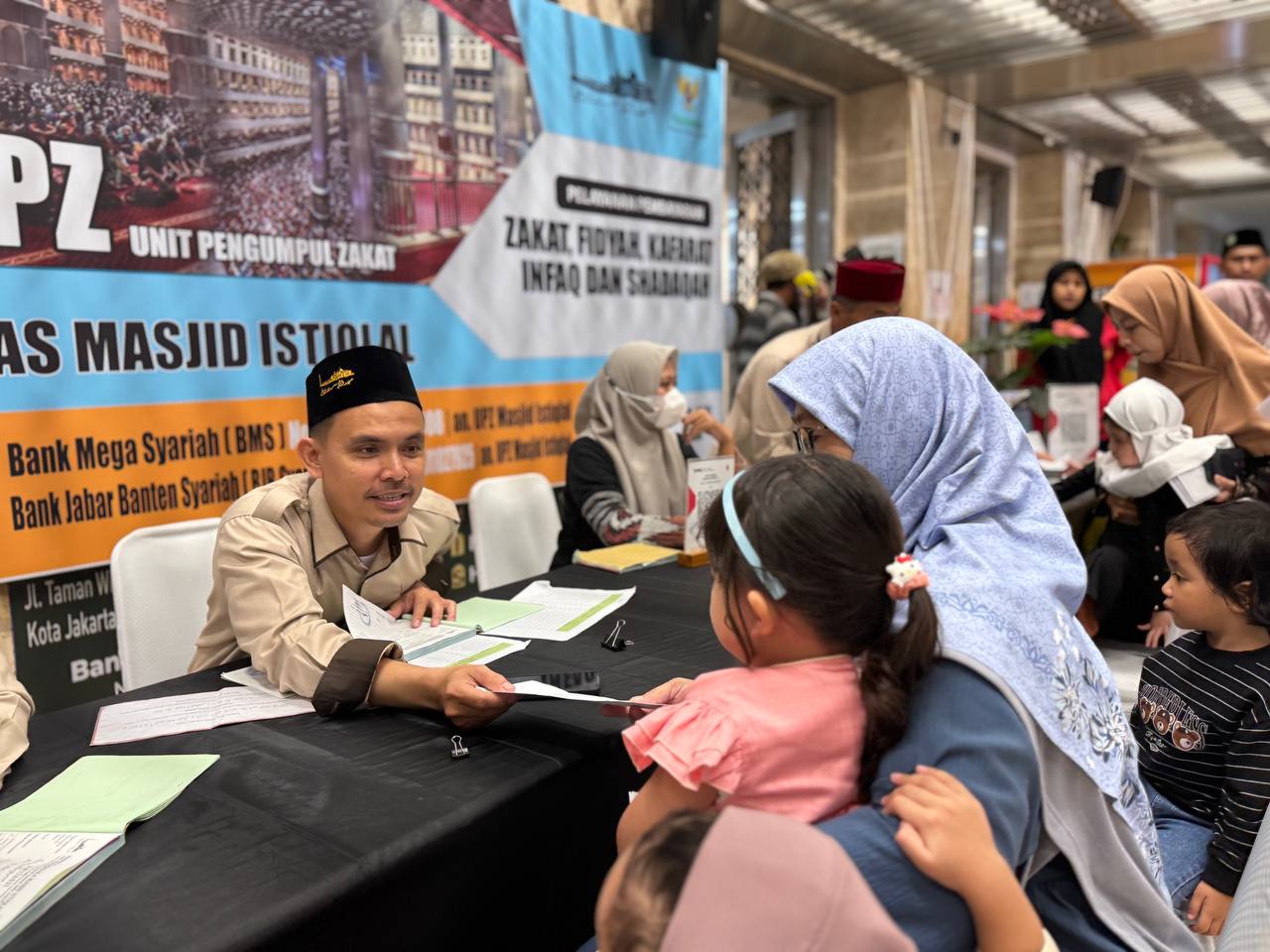 Kelompok Bermain Masjid Istiqlal Tunaikan Zakat di UPZ Masjid Istiqlal