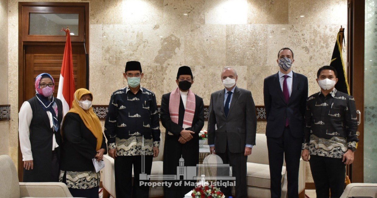 Kunjungan Kedutaan Prancis di Masjid Istiqlal