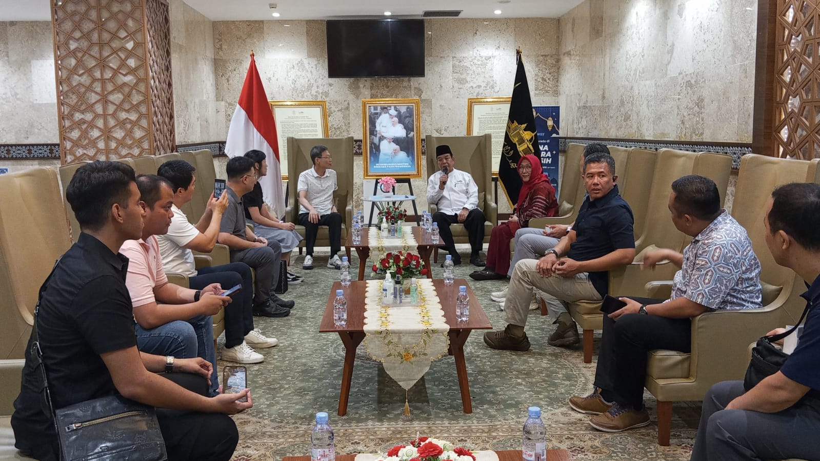 Kunjungan dari Polri membawa delegasi Kepolisian Korea.