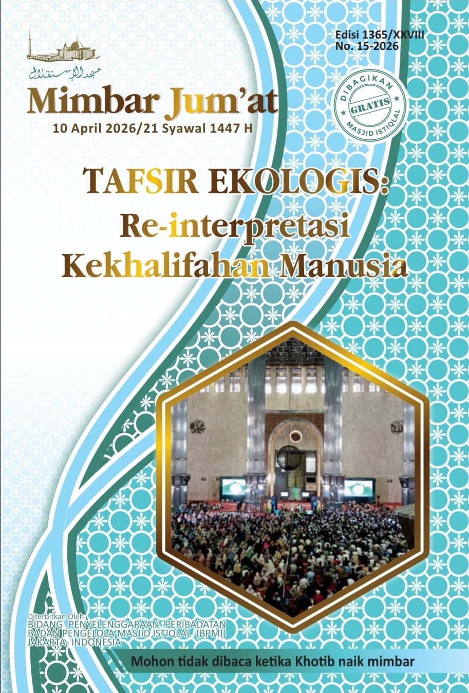 Tafsir Teologis: re-Interpretasi Kekhalifahan Manusia