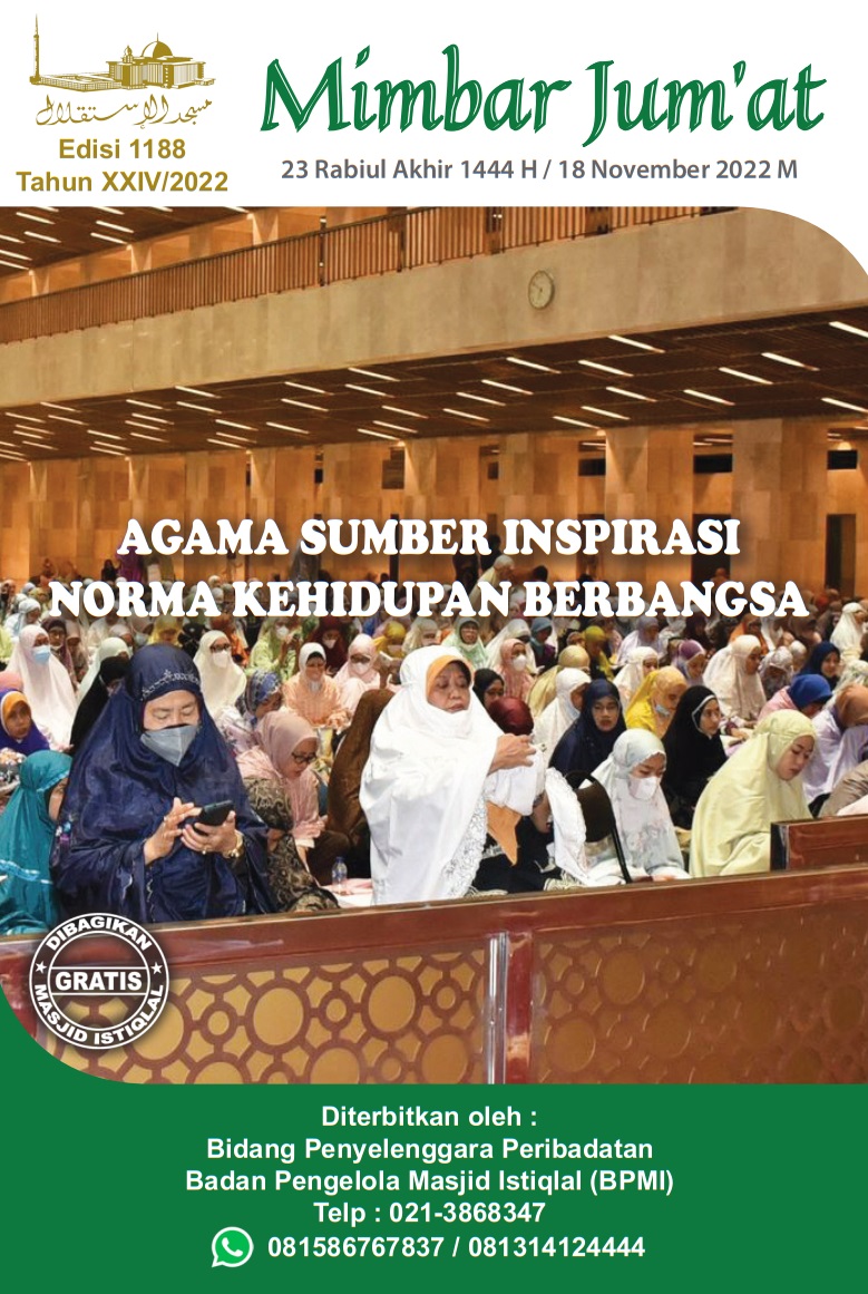 AGAMA SUMBER INSPIRASI NORMA KEHIDUPAN BERBANGSA
