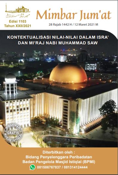 Kontektualisasi Nilai-Nilai Dalam Isra’ dan Mi’raj Nabi Muhammad SAW