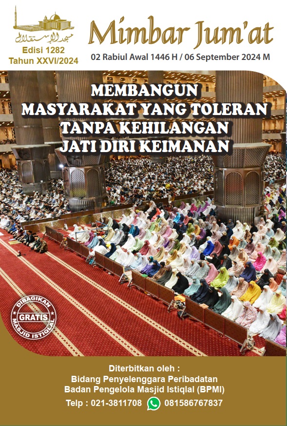 MEMBANGUN MASYARAKAT YANG TOLERAN TANPA KEHILANGAN JATI DIRI KEIMANAN