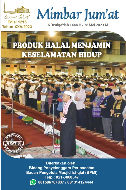 PRODUK HALAL MENJAMIN KESELAMATAN HIDUP