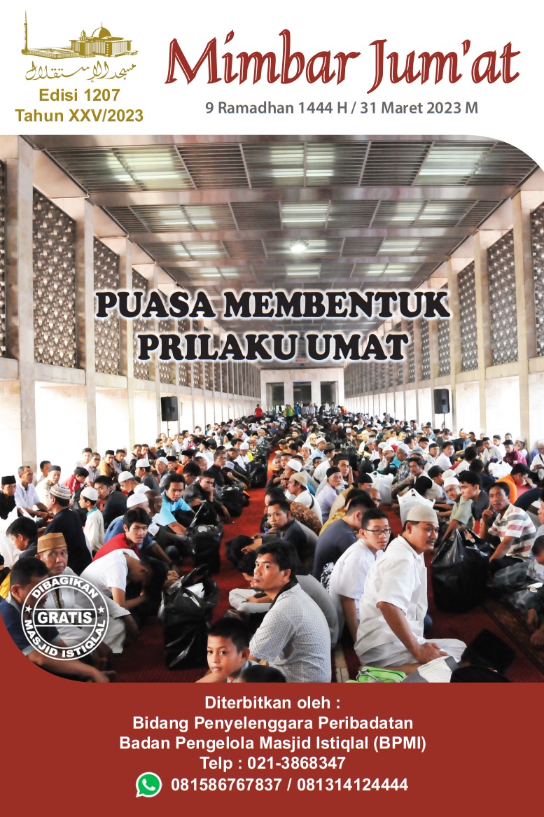 PUASA MEMBENTUK PRILAKU UMAT