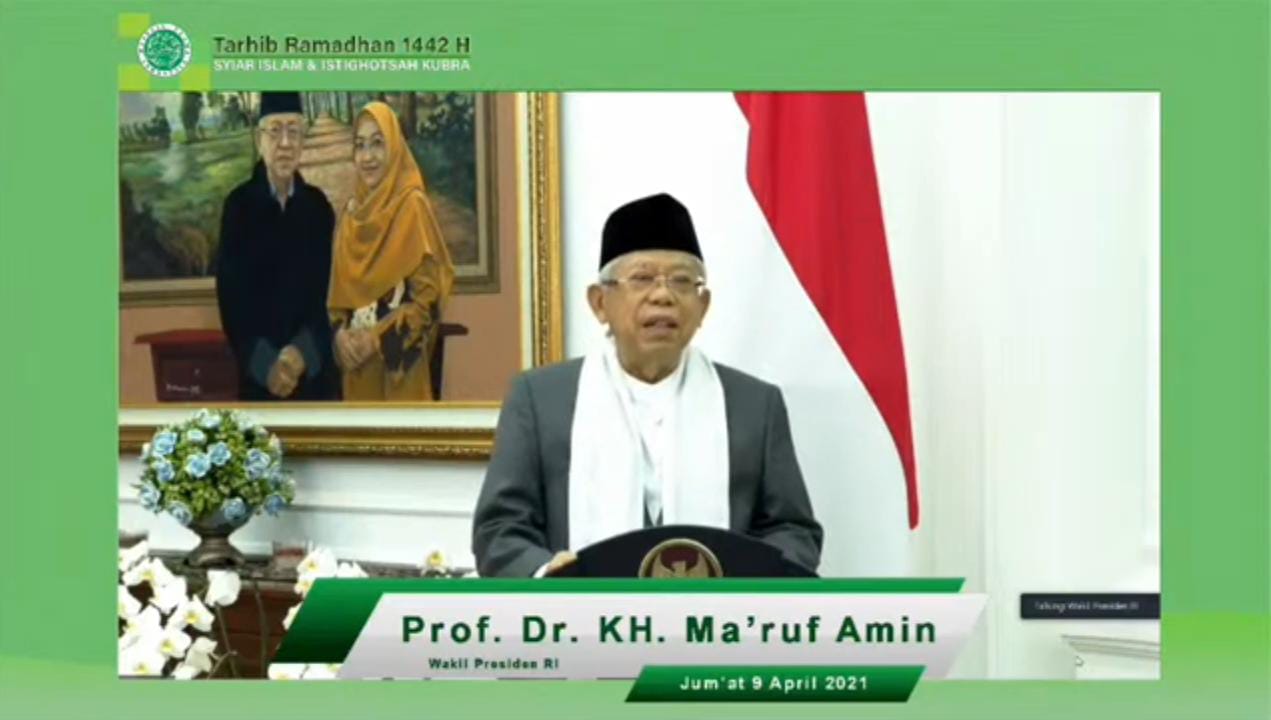 Wapres Ma'ruf Amin: Jadikan Ramadan Sebagai Momentum Sebarkan Kebaikan