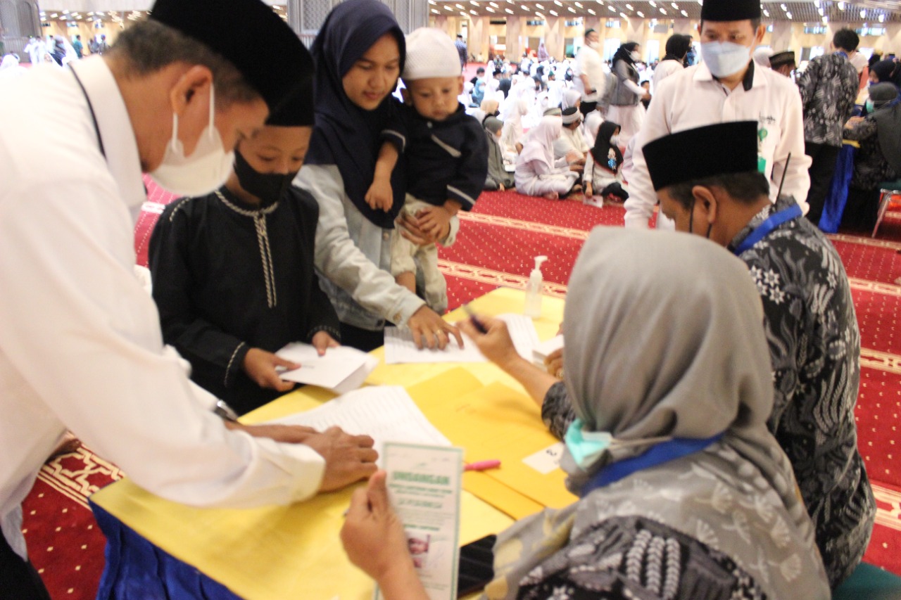Santunan kepada 1000 Anak Yatim Masjid Istiqlal Ramadhan 1443 H