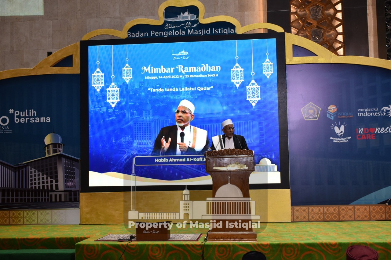 Mimbar Ramadhan Masjid Istiqlal: Tanda-tanda Lailatul Qadr