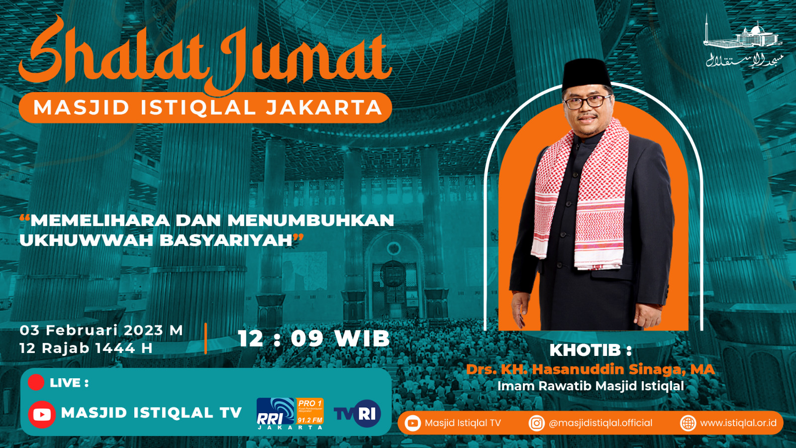 Khutbah Jumat: Memelihara dan Menumbuhkan Ukhuwwah Basyariyah