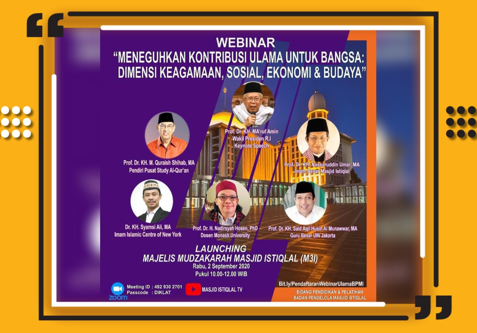 Launching Majelis Mudzakarah Masjid Istiqlal